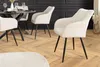 riess-ambiente Drehbarer Retro Stuhl AVIGNON beige Chenille Produktbild-Vorschau 4