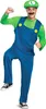 A man dressed as Luigi from Super Mario Brothers poses for a product photo. Anteprima dell’immagine prodotto