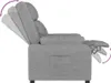 vidaXL Relaxsessel Hellgrau Stoff Produktbild-Vorschau 5