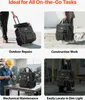 VEVOR Werkzeugtasche mit Rollen, 50 kg Tragkraft, 25 Produktbild-Vorschau 6