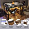 Gaming-Hochbett 120 x 200 cm mit dreiseitigem Schreibtisch, Produktbild-Vorschau 3