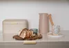 Metallbrotkasten METUL, 30 x 19 x 16 cm, beige Produktbild-Vorschau 4