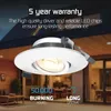 Ledvion lot de 6 spot LED blanc 6W CCT neutre etanche IP65 Voir les images du produit 8