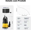 Wiltec Tauchpumpe mit Sensor 900 W, Tiefbrunnenpumpe mit 2 Produktbild-Vorschau 3