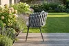 KAWOLA Gartenstuhl LUSHA Outdoor grau Rope hellgrau mit Produktbild-Vorschau 5