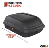 Box da tetto, valigia da tetto, box portaoggetti da 270 Anteprima dell’immagine prodotto 5