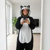 Pigiama tutina Kigurumi costume per adulti Nero Husky XXXL: Anteprima dell’immagine prodotto 8