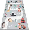 BAMBINO 2160 Waschteppich Indianerdorf, Tiere für Kinder Produktbild-Vorschau 1