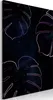 Italienischer Leinwand Leinwandbild - Galactic Monstera (1 Produktbild-Vorschau 1