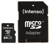 Intenso 64GB MicroSDHC, 64 GB, MicroSDXC, Klasa 10, 25 Podgląd zdjęcia produktu 1