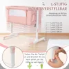 COSTWAY 3in1 Beistellbett, Babywiege, Reisebett neigbar, Produktbild-Vorschau 4