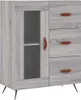 vidaXL Sideboard Grau Sonoma 69,5x34x90 cm Holzwerkstoff Produktbild-Vorschau 2