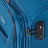 A close-up of a blue suitcase with a TSA lock. Náhľad obrázku produktu