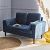 sweeek - 2-Sitzer-Vintage-Sofa mit Samt und Füßen aus Produktbild-Vorschau 6