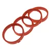 4x Zentrierringe 73,1 x 66,6 mm Orange Felgen Ringe  Produktbild-Vorschau 3