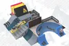 A 3D rendering of a miniature skate park toy. Náhľad obrázku produktu