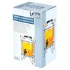 The image shows the retail packaging of a Vilde drink dispenser with a tap and stand. Produktbild-Vorschau