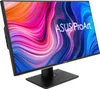A professional studio shot of an ASUS ProArt monitor on a stand, displaying a colorful abstract wallpaper. Náhled obrázku produktu