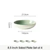 Teller set 4er Ø21,9 cm Speiseteller Suppenteller Produktbild-Vorschau 2