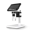 A digital microscope with an LCD screen is shown on a white background. Produktbild-Vorschau