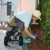 Relaxdays fahrbarer Gartensitz, höhenverstellbar, 150 kg, Produktbild-Vorschau 2