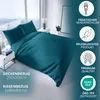 Bettwäsche 200x 200 cm Baumwolle Satin Damast Set Gestreift Produktbild-Vorschau 3