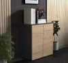 Commode en bois | Buffet avec 2 portes tournantes et deux Voir les images du produit 8