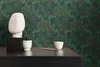 Profhome 390591-GU Blumen Tapete Floral matt grün schwarz Produktbild-Vorschau 6