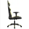 Gaming-Stuhl mit Massagefunktion Schwarz & Golden Produktbild-Vorschau 4
