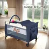 Cestovní postýlka pro psy 132x75x104cm s přebalovací Náhled obrázku produktu 15
