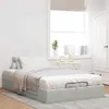 vidaXL Ottoman-Bett ohne Matratze Hellgrau 120x190 cm Samt Produktbild-Vorschau 3