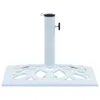 Möbel Sonnenschirmständer Weiß 12 kg 49 cm Gusseisen - Produktbild-Vorschau 2