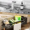 Küchenspülen-Organizer, Schwamm-/Lappen-Aufbewahrungsregal, Produktbild-Vorschau 10