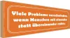 vianmo Holzschild 10x27 cm viele Probleme verschwinden wenn Produktbild-Vorschau 1