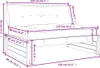Mittelsofa 120x80 cm Massivholz Douglasie Produktbild-Vorschau 7