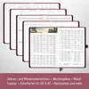 Chäff-Timer Deluxe 2026 / A5 / Berry / Häfft-Verlag Produktbild-Vorschau 5