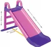 A pink and purple children's slide with measurement indicators. Anteprima dell’immagine prodotto