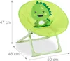 Relaxdays Moonchair pro děti, s motivem monster, skládací, Náhled obrázku produktu 4