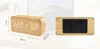 Drevený Budík S Teplomerom A Klopaním, Usb Alebo Batérie Náhľad obrázku produktu 2