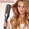 OKWISH Glätteisen 2 in 1 Ionen Haarglätter und Produktbild-Vorschau 2