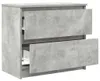 vidaXL Armoire TV gris béton 60x35x54 cm Bois composite Voir les images du produit 5
