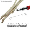 100 Ösendrähte verzinkt 1,0x200mm Drilldraht Rödeldraht Produktbild-Vorschau 3