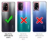 Three phone backs showing compatibility for a phone case. The first phone is marked with a checkmark, indicating it is compatible. The other two phones are marked with red X's, indicating incompatibility. Anteprima dell’immagine prodotto
