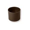 A single brown pipe connector on a white background. Produktbild-Vorschau