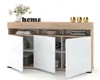 Große Kommode Fernsehschrank LUNA 3D Golden Sonoma Produktbild-Vorschau 3