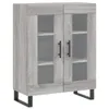 The Living Store Sideboard Grau Sonoma 69,5x34x90 cm Produktbild-Vorschau 2
