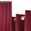 Verdunkelungsvorhang Ösen 140 x 175 cm Bordeaux Vorhang Produktbild-Vorschau 6
