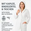 Betz Bademantel mit Kapuze FULDA Größe  S/M Farbe weiß Produktbild-Vorschau 4