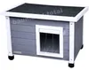 Kerbl Katzenhaus Rustica Katzenhütte Holz wei¤/grau Produktbild-Vorschau 3