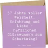 Mr. & Mrs. Panda Grußkarte Spruch 57. Geburtstag - Produktbild-Vorschau 1